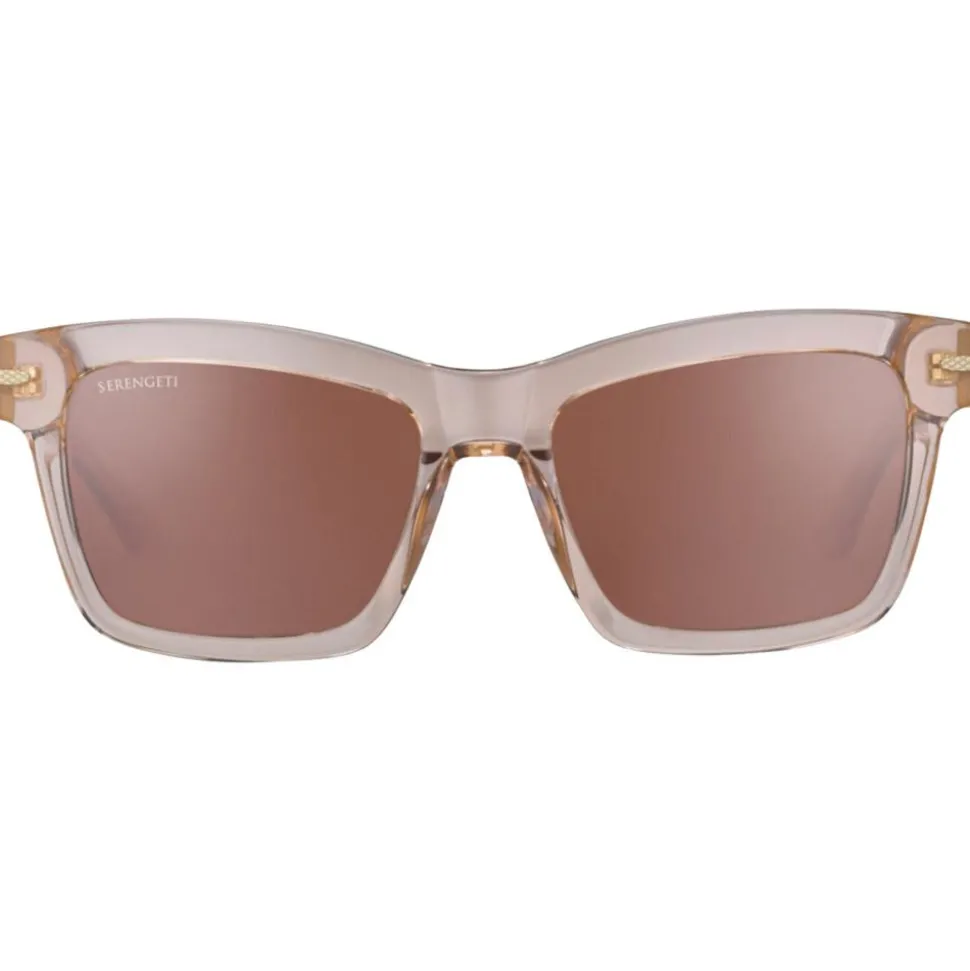 Lunettes de soleil Serengeti Winona Pink Champagne Polarized Drivers