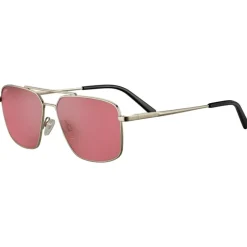 Lunettes de soleil Serengeti Aitkin Shiny Light Gold Saturn Sedona
