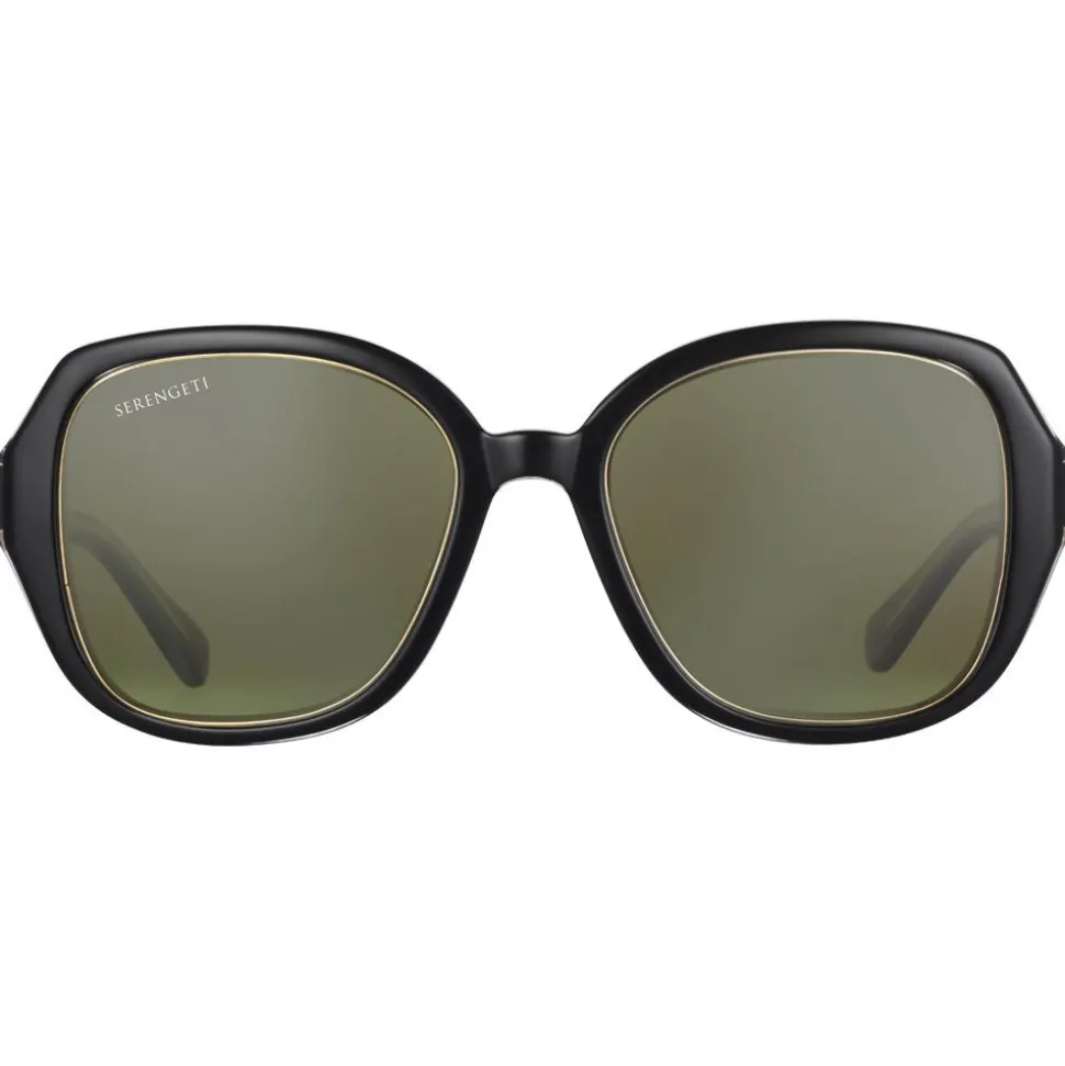 Lunettes de soleil Serengeti Hayworth Shiny Black Transparent Layer Mineral