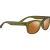 Lunettes de soleil Serengeti Chandler Rubberised Khaki Saturn Polarized Drivers Gold