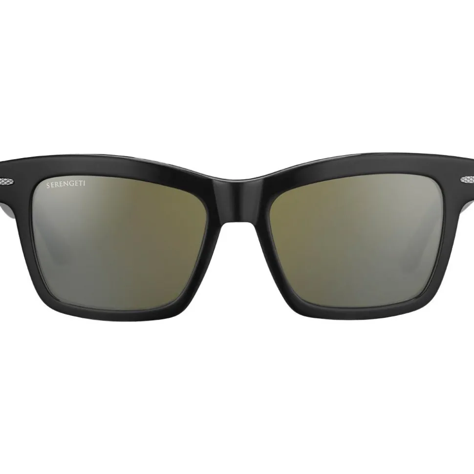 Lunettes de soleil Serengeti Winona Shiny Black Mineral Mineral Polarized 555Nm