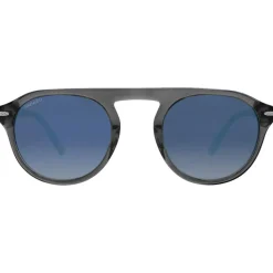 Lunettes de soleil Serengeti Arthur Shiny Transparent Grey Mineral Polarized Blue Gradient
