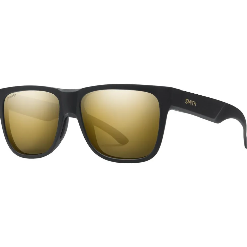 Lunettes de soleil Smith Lowdown 2 Matte Black Gold Chromapop Black Gold Mirror Polarized