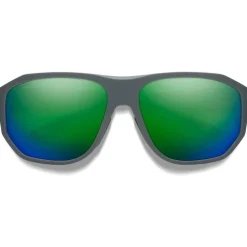 Lunettes de soleil Smith Outrigger Matte Slate Chromapop Polarized Green Mirror