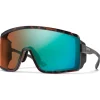 Lunettes de soleil Smith Pursuit Matte Tortoise Chromapop Glacier Photochromic Copper Opal Mirror