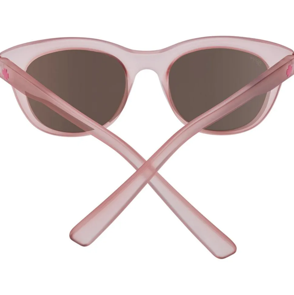 Lunettes de soleil Spy Boundless Matte Translucent Rose Bronze Rose Quartz Spectra Mirror