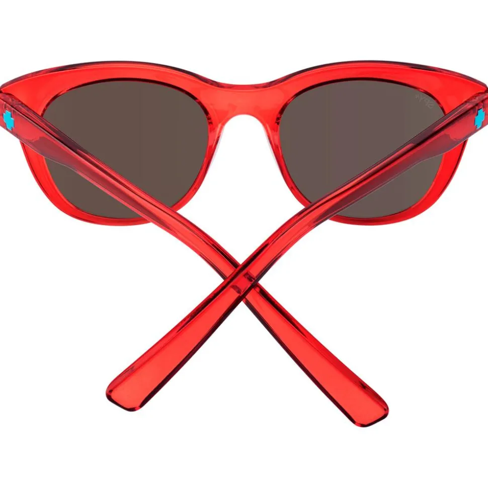 Lunettes de soleil Spy Boundless Translucent Red Bronze Light Blue Spectra Mirror
