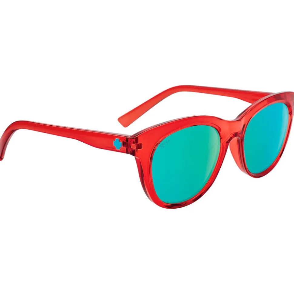 Lunettes de soleil Spy Boundless Translucent Red Bronze Light Blue Spectra Mirror
