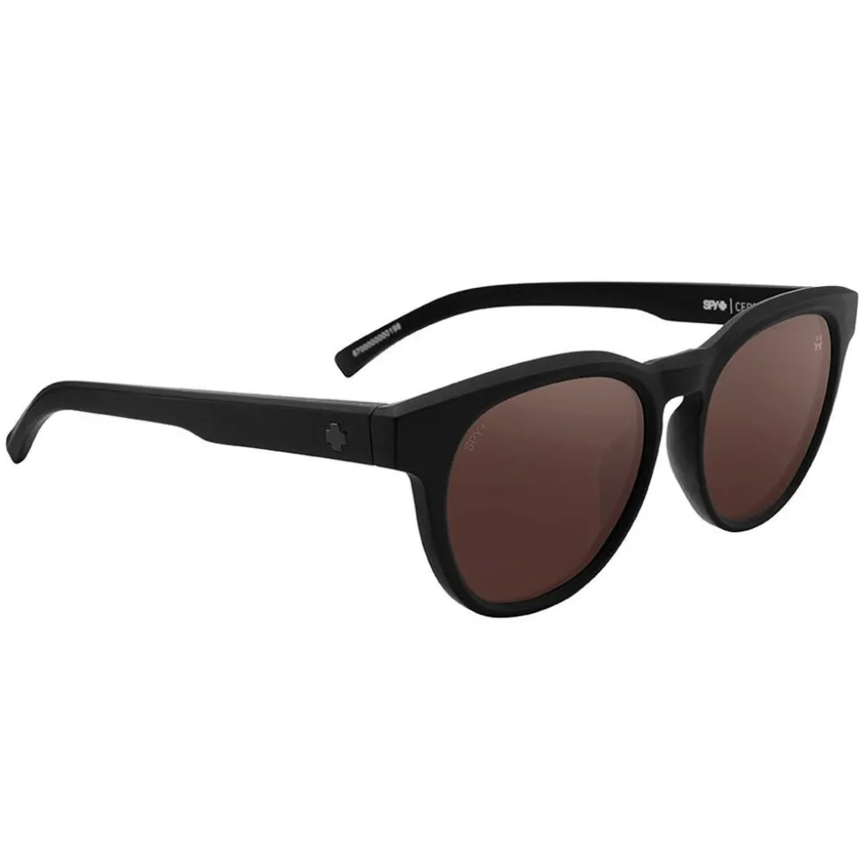 Lunettes de soleil Spy Cedros Matte Black Happy Bronze