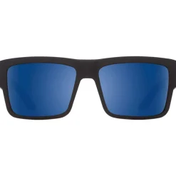 Lunettes de soleil Spy Cyrus Soft Matte Black Happy Dark Gray Green Polar Dark Blue Spectra Mirror