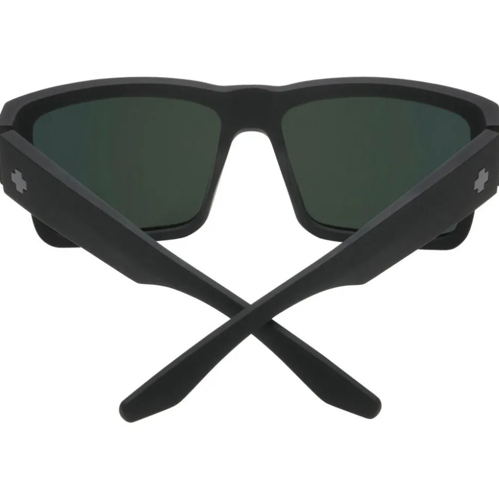 Lunettes de soleil Spy Cyrus Soft Matte Black Happy Dark Gray Green Polar Dark Blue Spectra Mirror