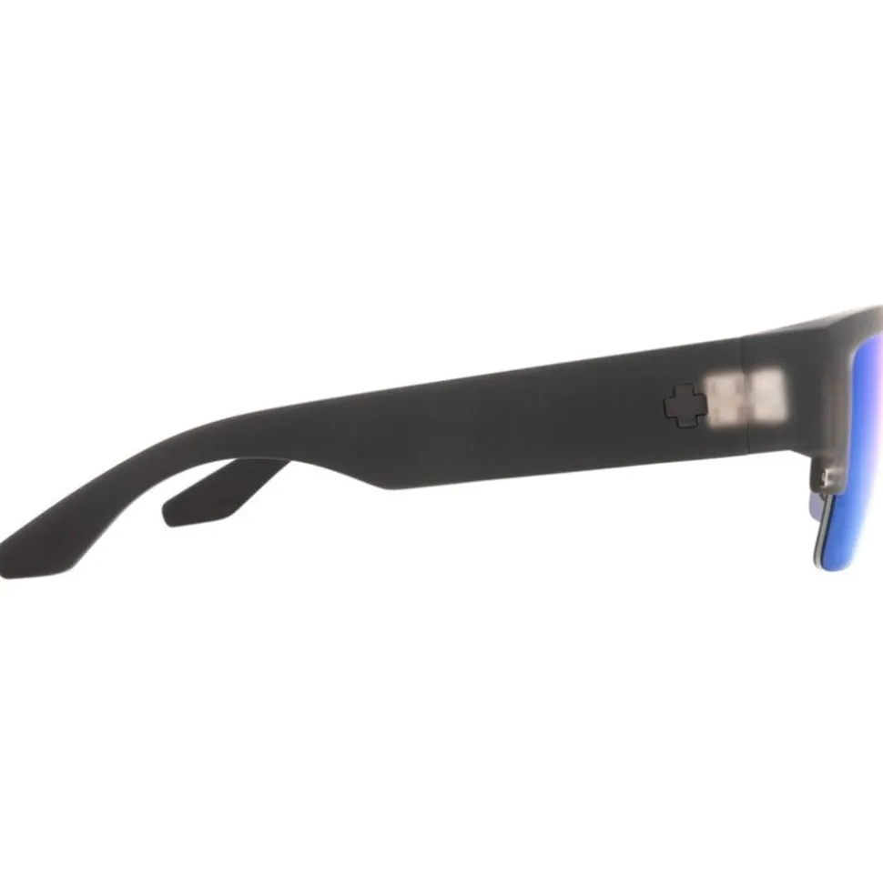 Lunettes de soleil Spy Cyrus 50/50 Matte Black Ice Happy Gray Gree Dark Blue Spectra Mirror