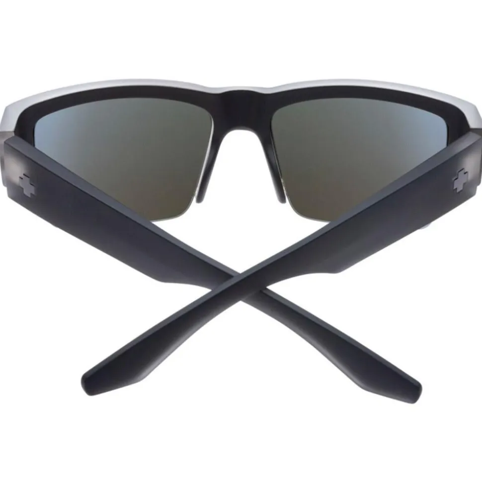 Lunettes de soleil Spy Cyrus 50/50 Matte Black Ice Happy Gray Gree Dark Blue Spectra Mirror