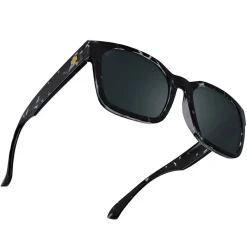 Lunettes de soleil Spy Dessa Black Marble Tort Happy Gray Green Black Mirror