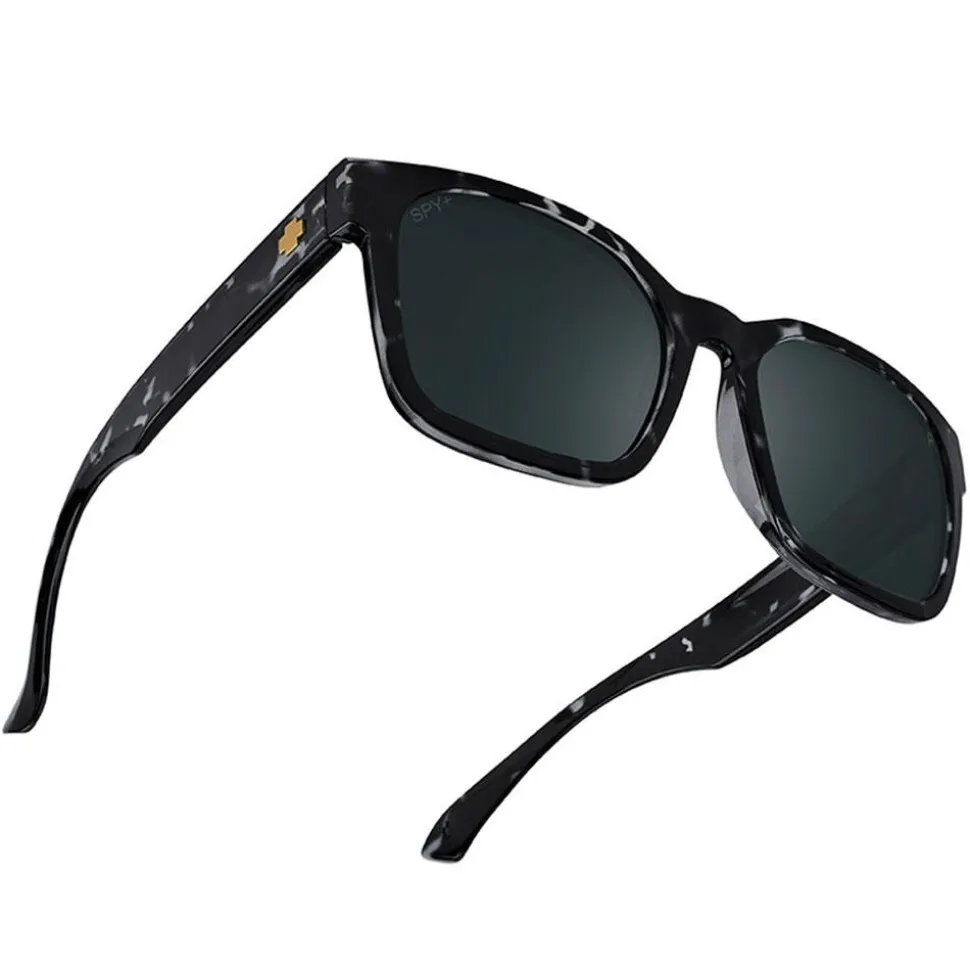 Lunettes de soleil Spy Dessa Black Marble Tort Happy Gray Green Black Mirror