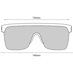 Lunettes de soleil Spy Flynn 50/50 Matte Blue Matte White Happy Gray Green Blue Mirror