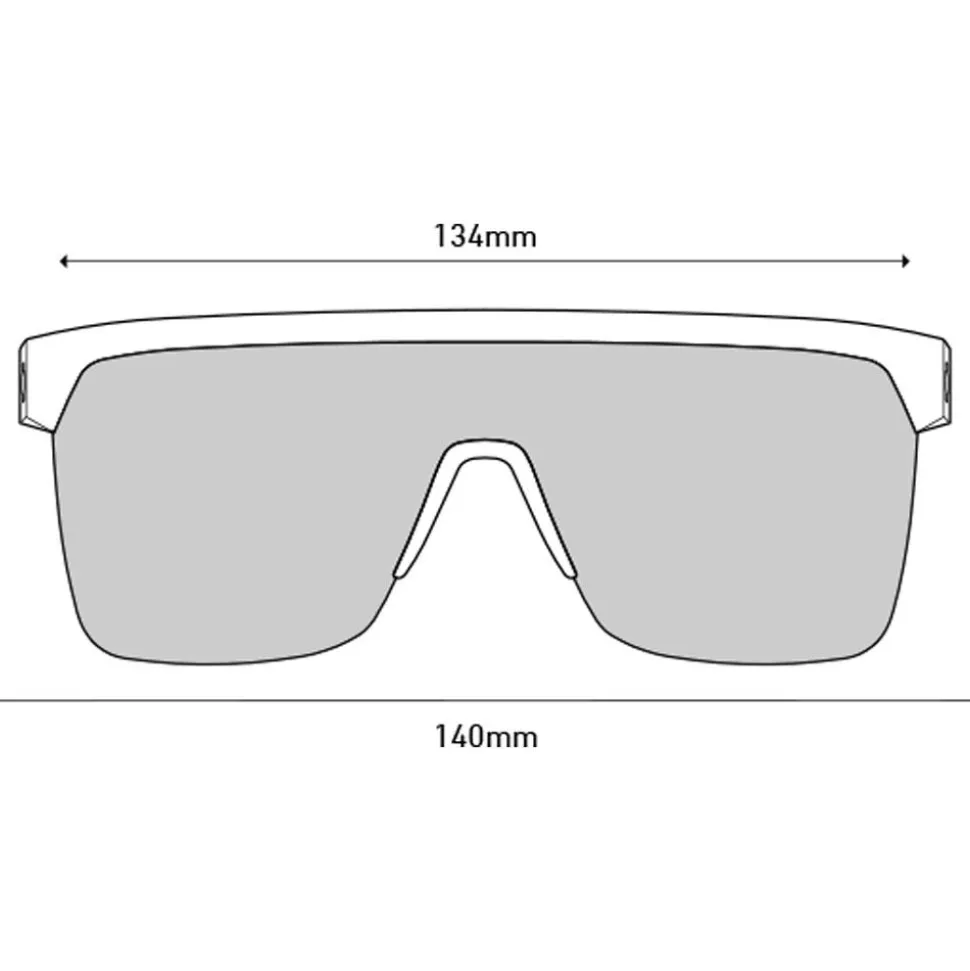 Lunettes de soleil Spy Flynn 50/50 Matte Blue Matte White Happy Gray Green Blue Mirror