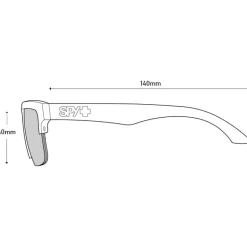 Lunettes de soleil Spy Helm 50/50 Black Happy Gray Green