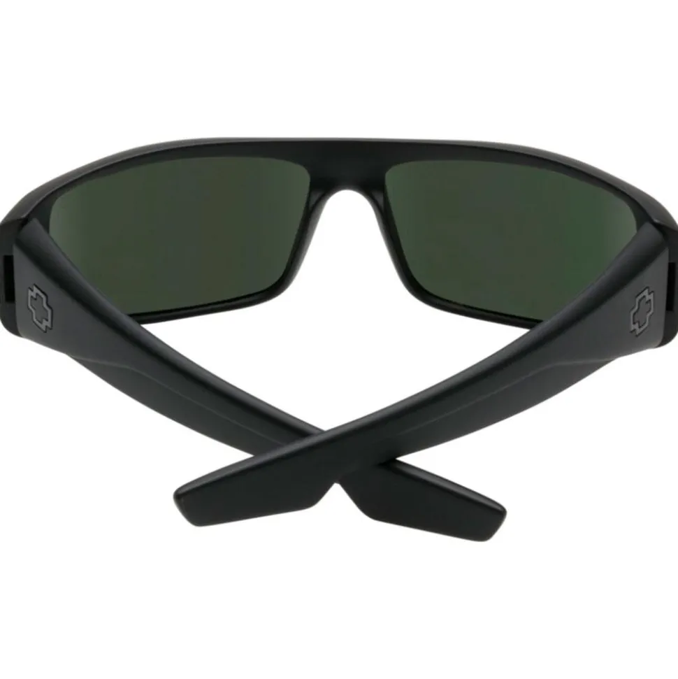 Lunettes de soleil Spy Logan Soft Matte Black HD Plus Gray Green
