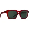 Lunettes de soleil Spy Saxony Translucent Red Happy Gray Green