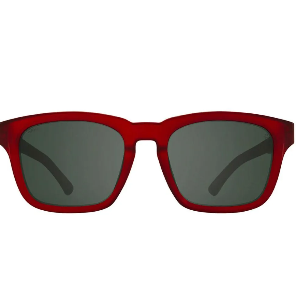 Lunettes de soleil Spy Saxony Translucent Red Happy Gray Green