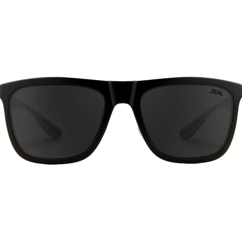 Lunettes de soleil Zeal Boone Matte Black Ellume Dark Grey Polarized