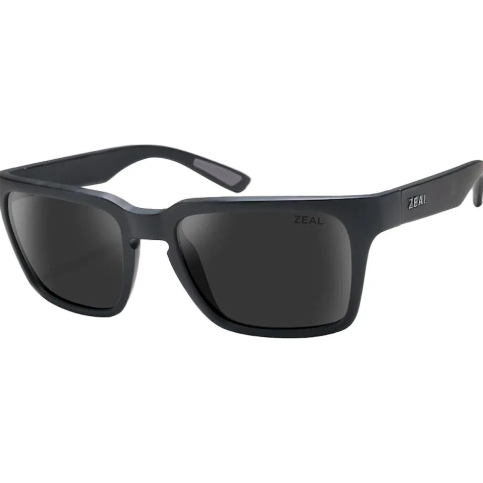 Lunettes de soleil Zeal Howland Matte Black Ellume Dark Grey Polarized