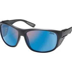 Lunettes de soleil Zeal Westwater Matte Black Ellume Horizon Blue Polarized