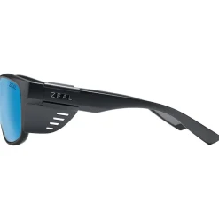 Lunettes de soleil Zeal Westwater Matte Black Ellume Horizon Blue Polarized