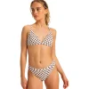 Maillot de bain Roxy Roxy Pro Wave - Bas de Bikini échancré Cloud Dancer Polkabiscus Good