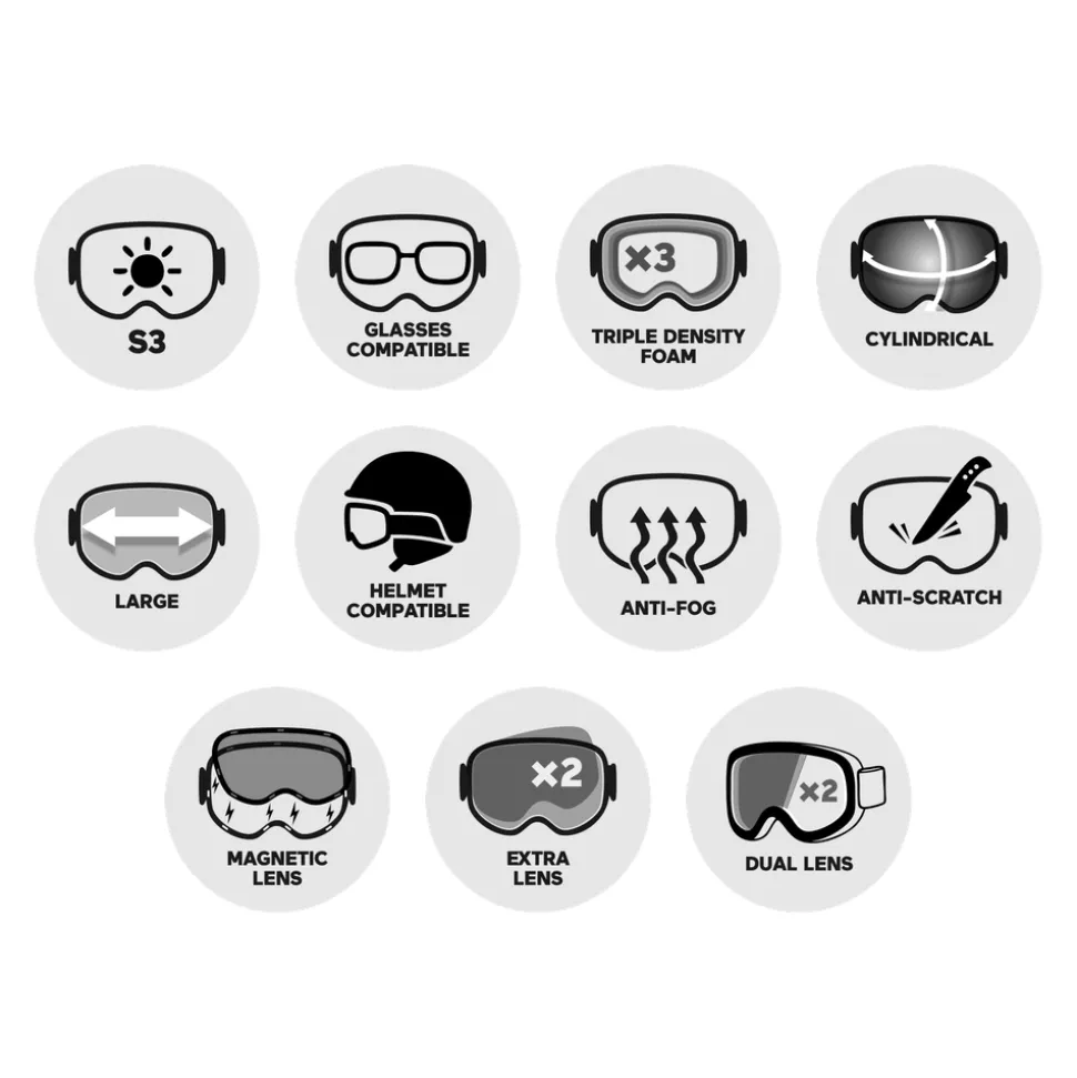 Masque de Ski Atomic Four Q L Hd Pink Pink Copper Hd + Yellow Blue Hd