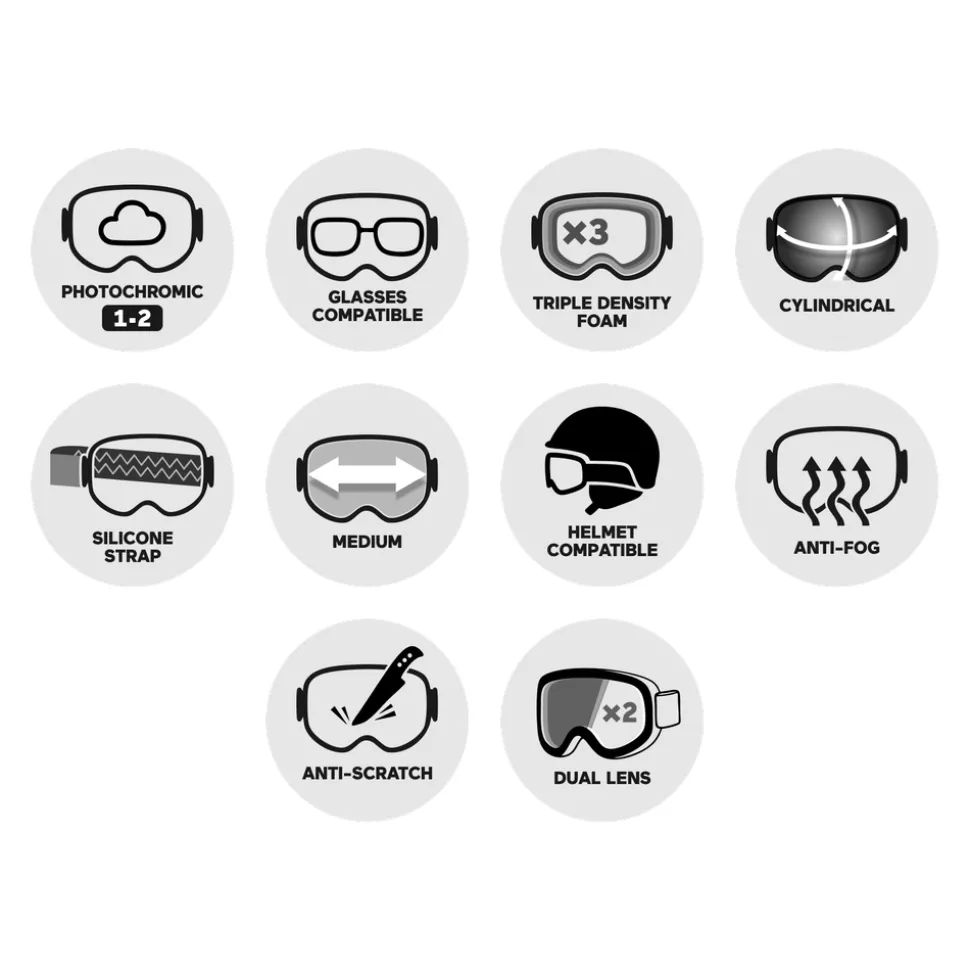 Masque de Ski Atomic Savor M Photo Lavender Red Photo