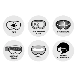 Masque de Ski Bliz Liner Jr Matte Purple Brown Purple Multi