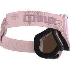 Masque de Ski Bliz Rave Jr Matte Pink Brown Pink Multi