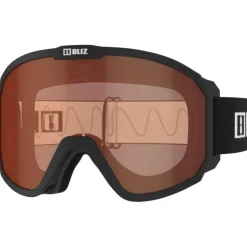 Masque de Ski Bliz Rave Jr Matt Black Orange