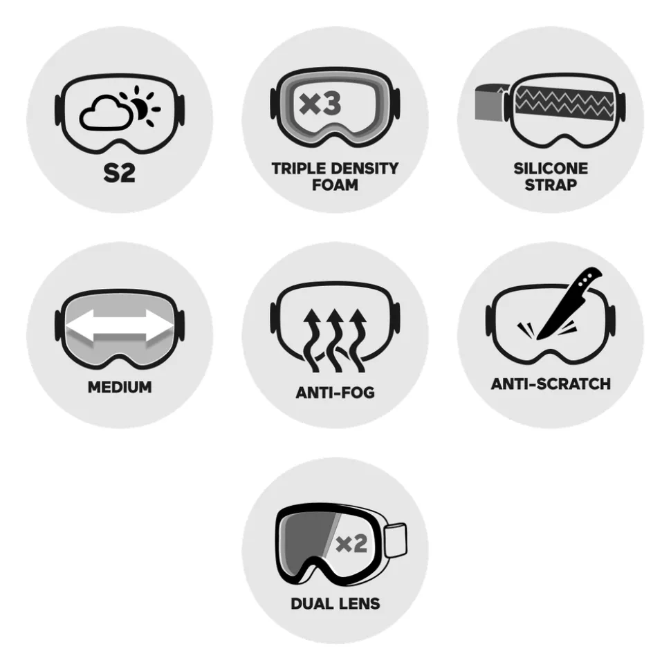 Masque de Ski Bollé Blanca White Matte Azure