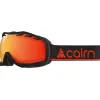 Masque de Ski Cairn Alpha Mat Black Orange Mirror Spx 3000 Ium