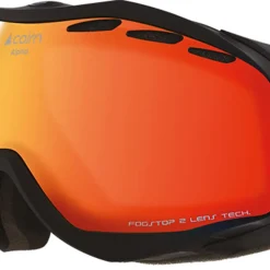 Masque de Ski Cairn Alpha Mat Black Orange Mirror Spx 3000 Ium