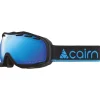 Masque de Ski Cairn Alpha Mat Black Blue Mirror Spx 3000 Ium