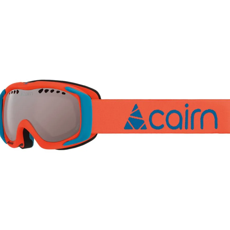 Masque de Ski Cairn Booster Neon Orange Neon Blue Photochromic