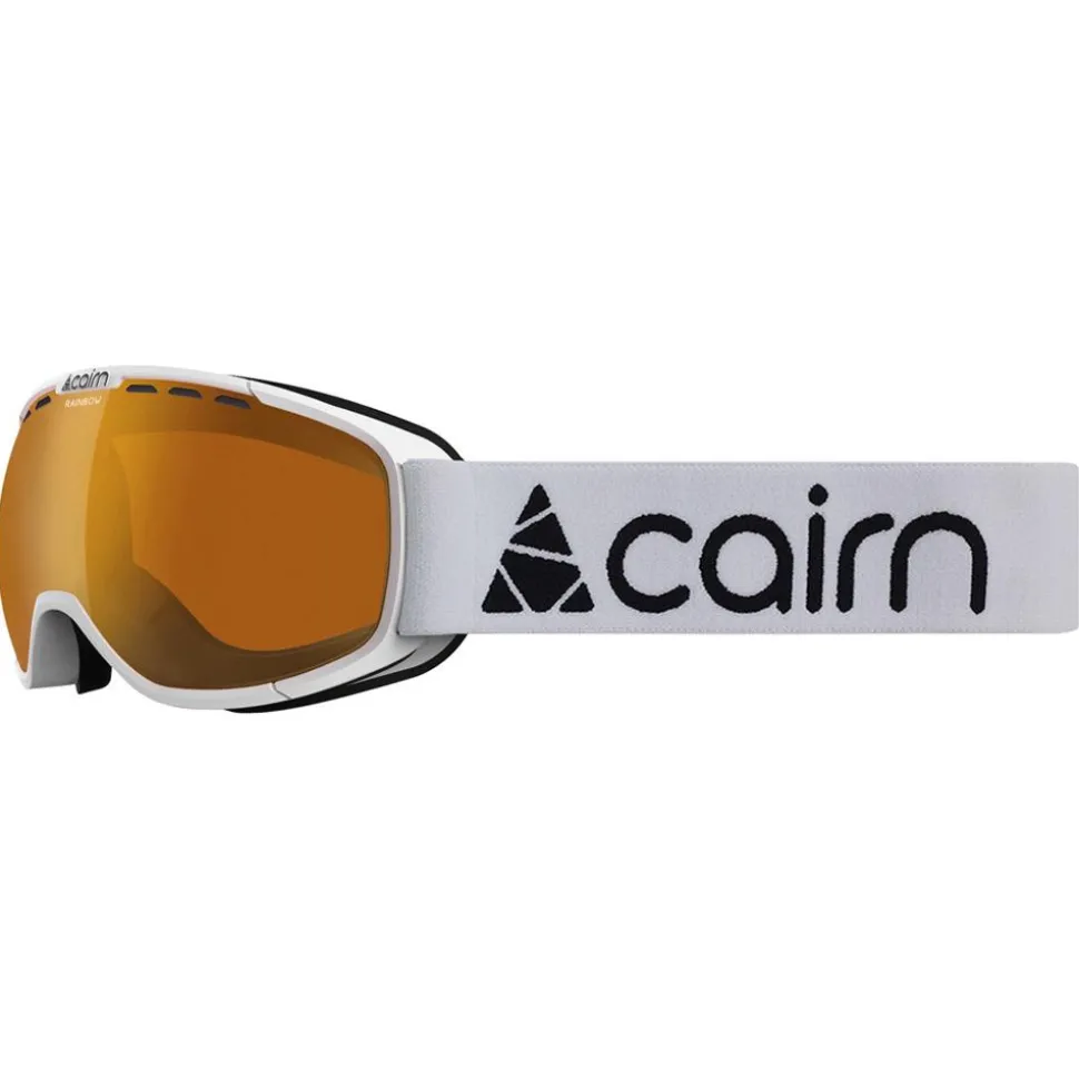 Masque de Ski Cairn Rainbow Shiny White Photochromic