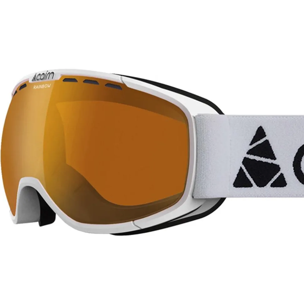 Masque de Ski Cairn Rainbow Shiny White Photochromic