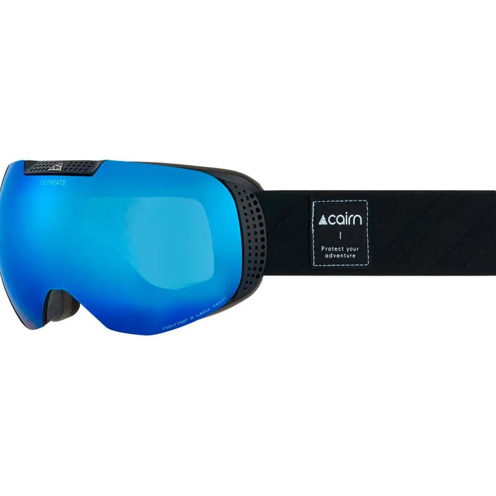 Masque de Ski Cairn Ultimate Mat Black Blue Spx 3000ium