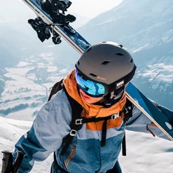 Masque de Ski Cairn Ultimate Mat Black Blue Spx 3000ium