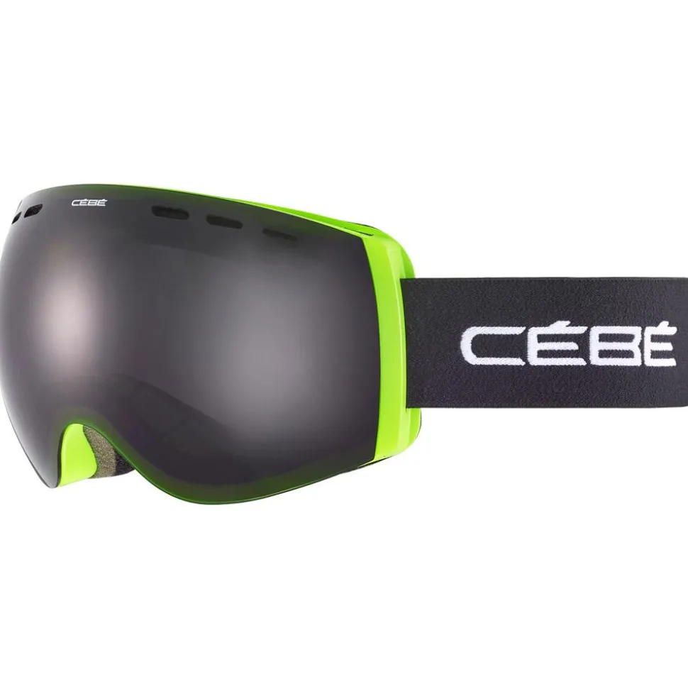Masque de Ski Cebe Cloud Acid Lime Matte Grey Ultra Black