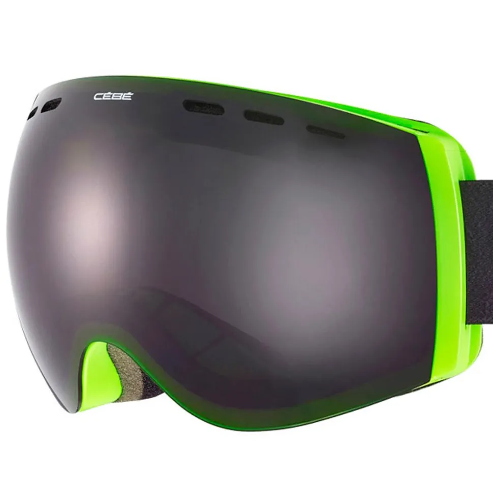 Masque de Ski Cebe Cloud Acid Lime Matte Grey Ultra Black
