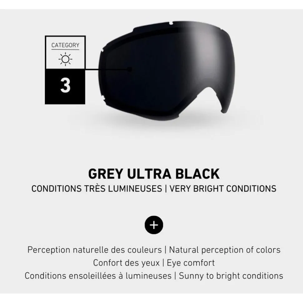 Masque de Ski Cebe Cloud Acid Lime Matte Grey Ultra Black