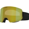 Masque de Ski Cebe Striker 2 L Black Gold Mirror