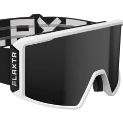 Masque de Ski Flaxta Evoke Black White Black Mirror Lens