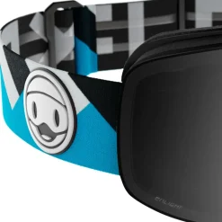 Masque de Ski Flaxta Prime Junior Black Flaxta Blue Silver Mirror